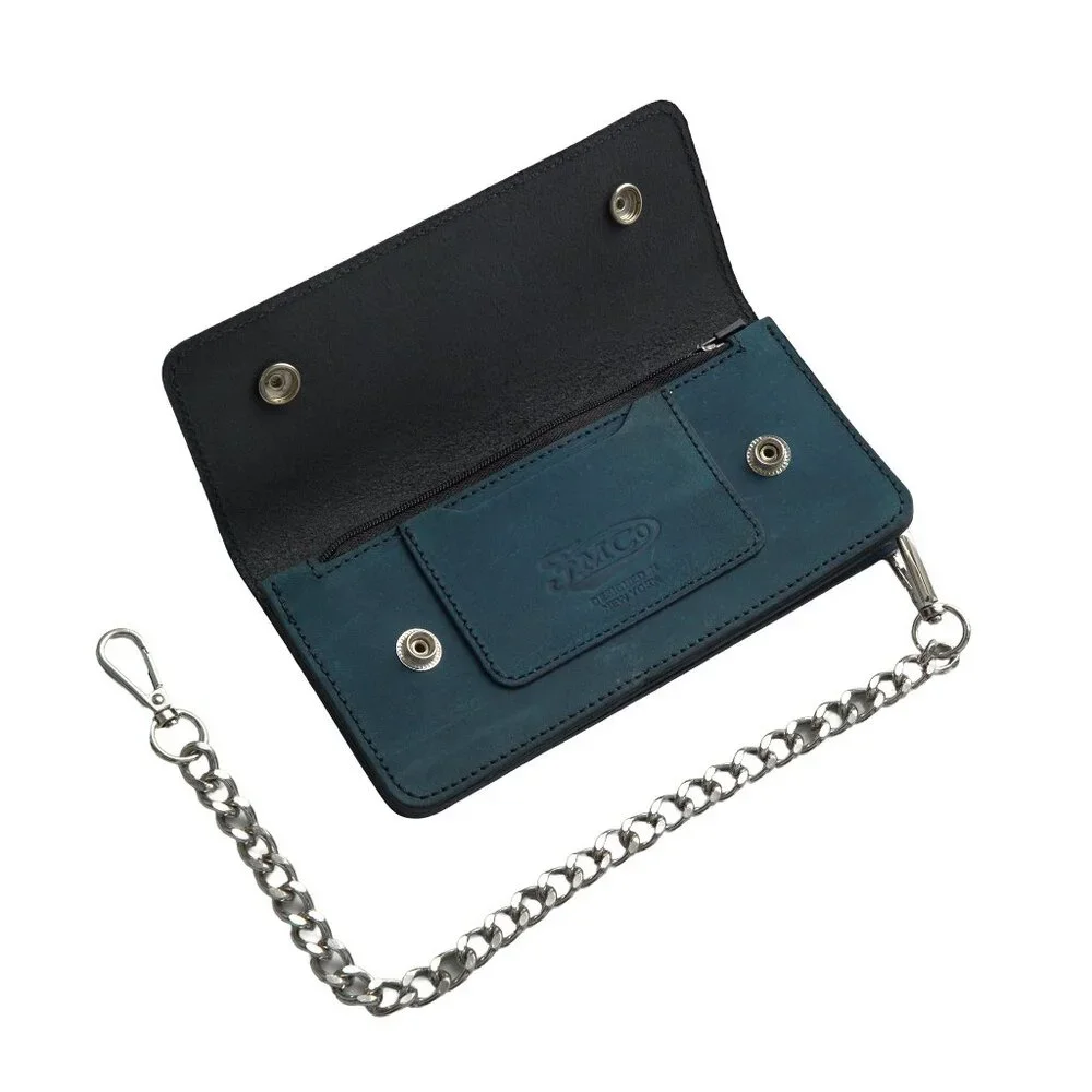 LARGE TRUCKER - Vegetable Tanned Leather Wallet